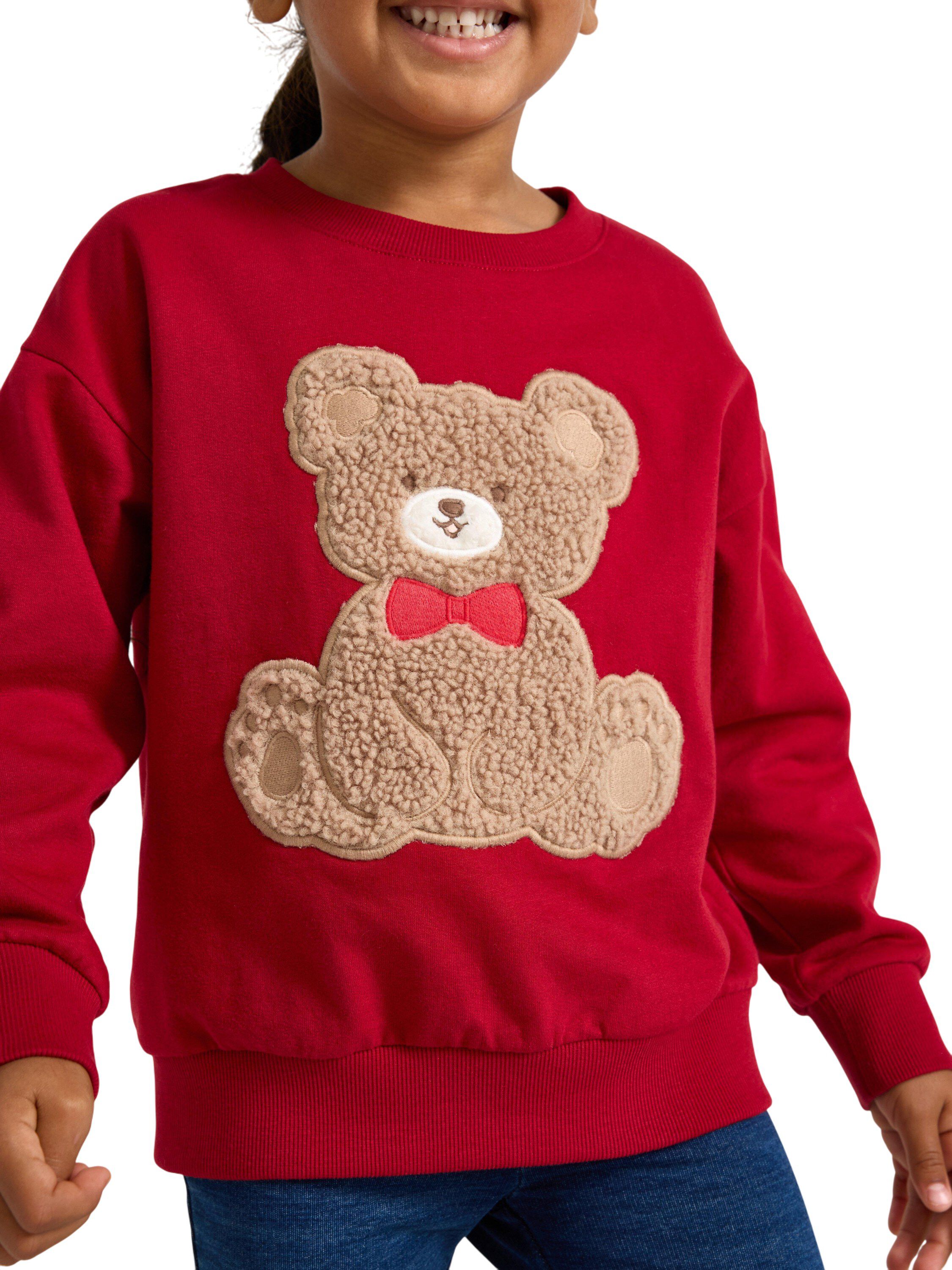 Sweatshirt with a brushed inside an