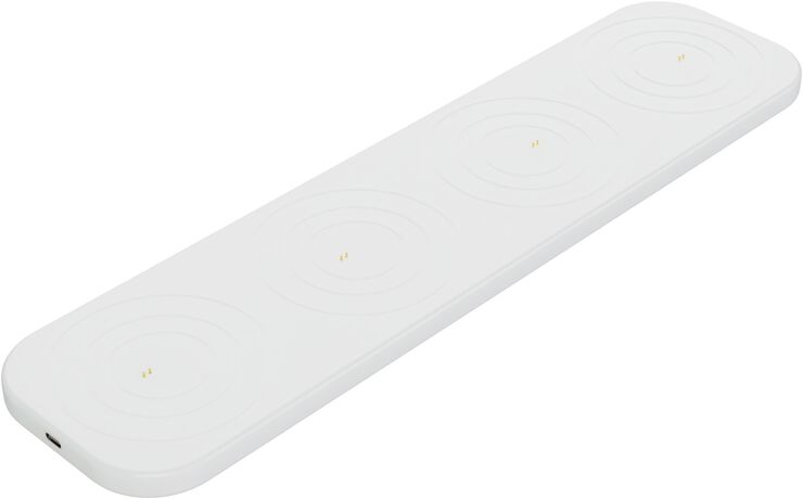 LED rechargeable base, Large, USB-C, White, 40x10 cm