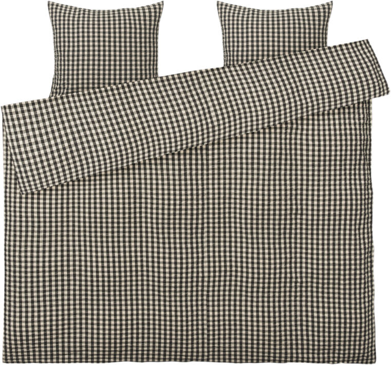 B&aelig;k&B&oslash;lge Senget&oslash;j 220x220 cm sort/sand SE