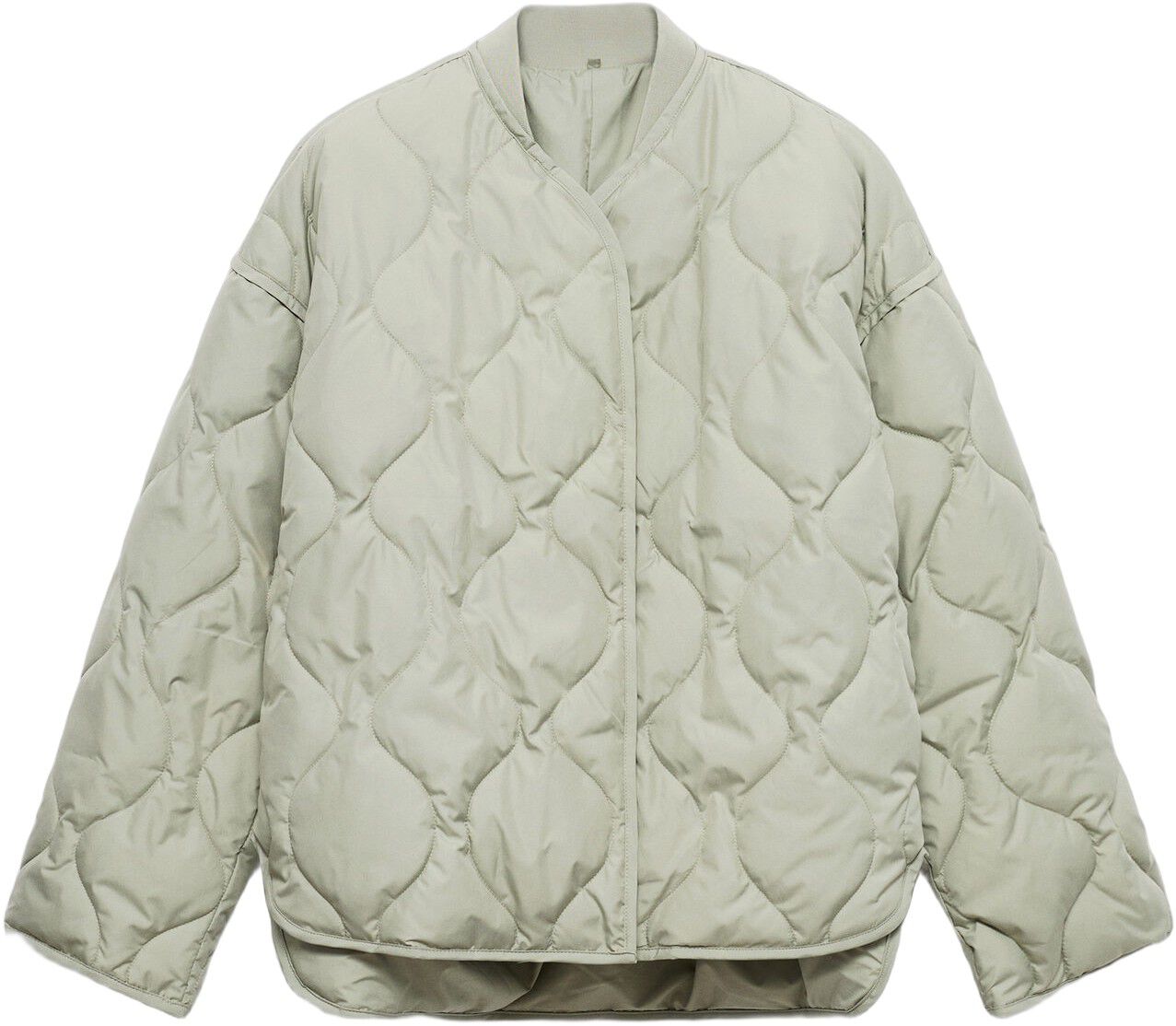 Oversize quilted down anorak