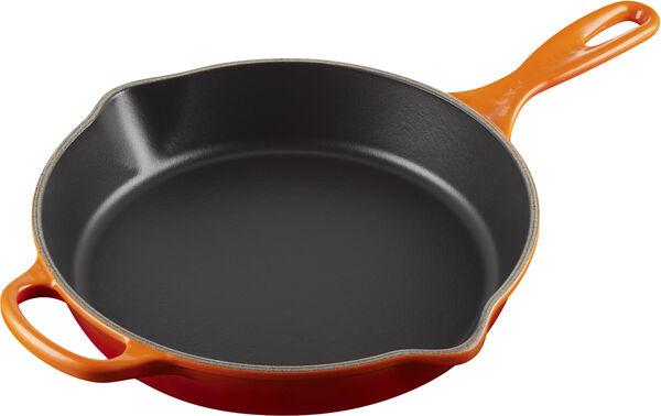 Dyb Stegepande i støbejern 26cm Volcanic