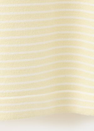 Striped fine knit sweater