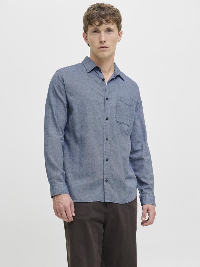 JJECLASSIC MELANGE SHIRT L/S NOOS