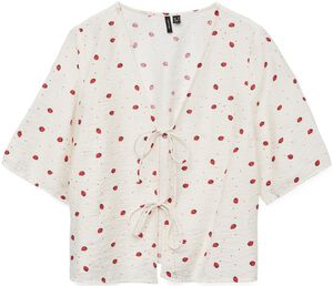 VMODETTE 2/4 TIE TOP WVN GA