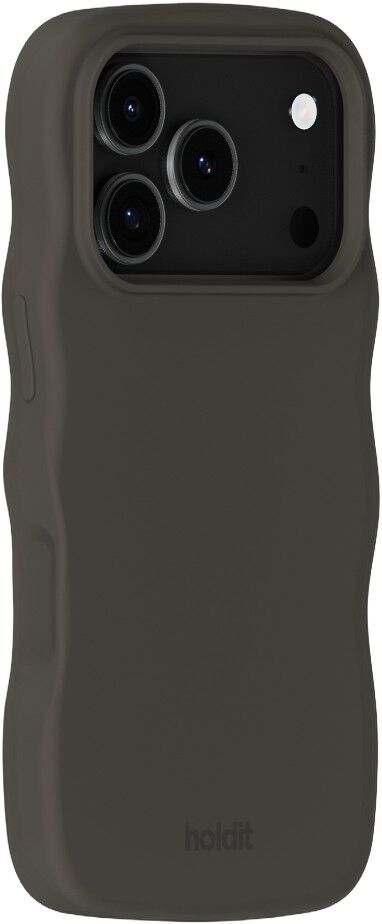 Wavy Silicone MagSafe Cpt. IPH18Pro/17Pro Charcoal
