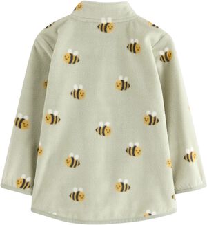 Jacket in microfleece with a high c