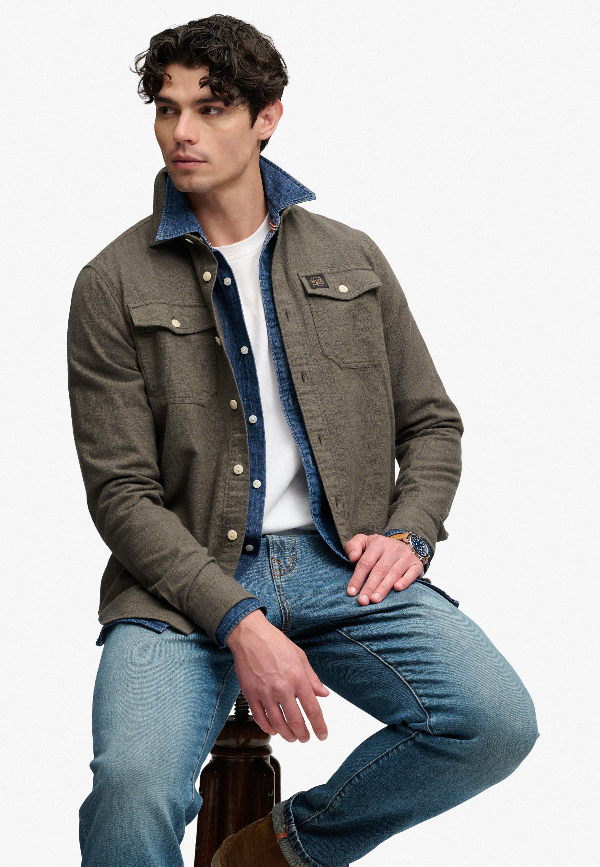 HERRINGBONE WORKWEAR SHIRT