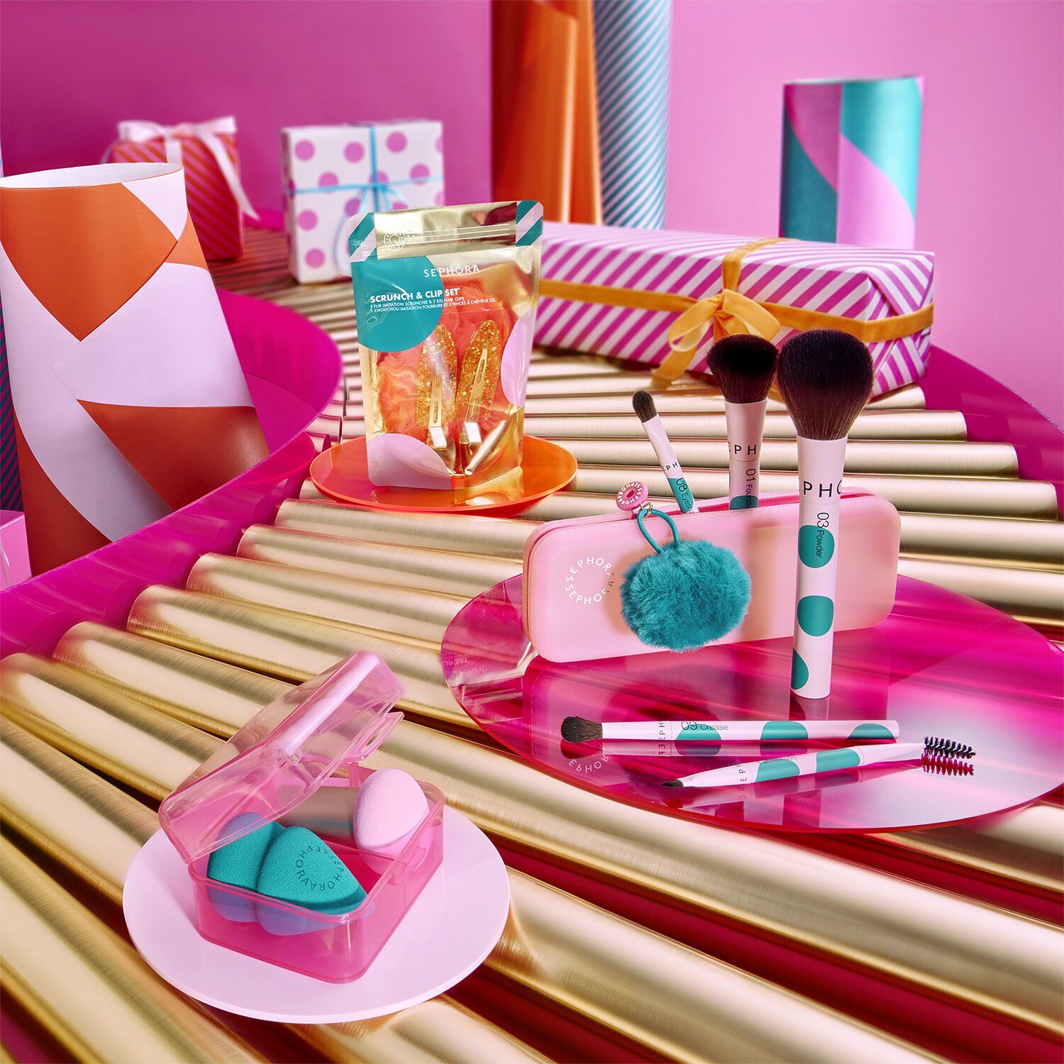 KIT CHOUCHOU ET PINCES - S&aelig;t med h&aring;rtilbeh&oslash;r