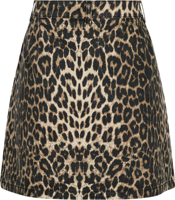 Kendra Leopard Skirt