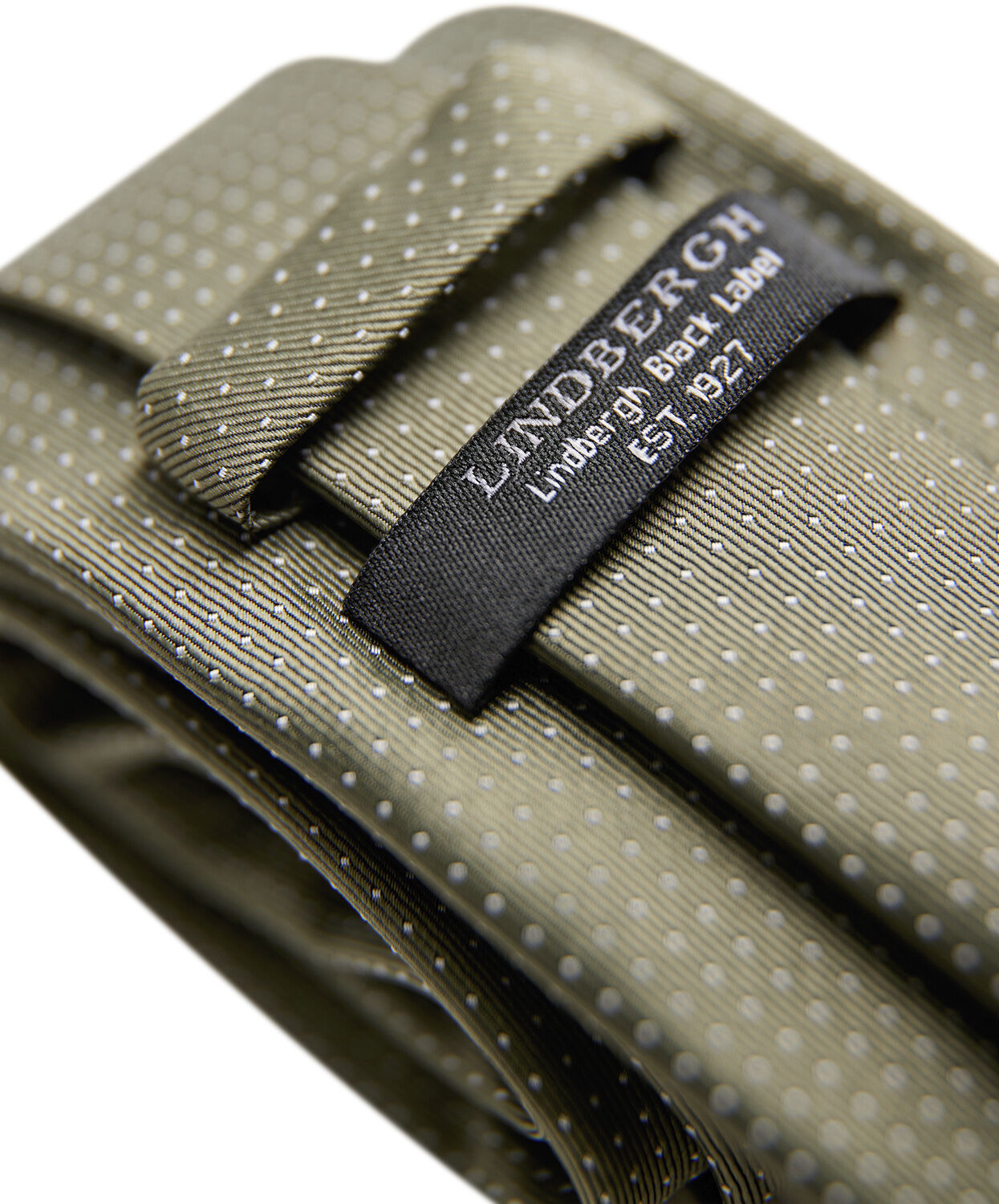 Polyester tie with dots 7 cm