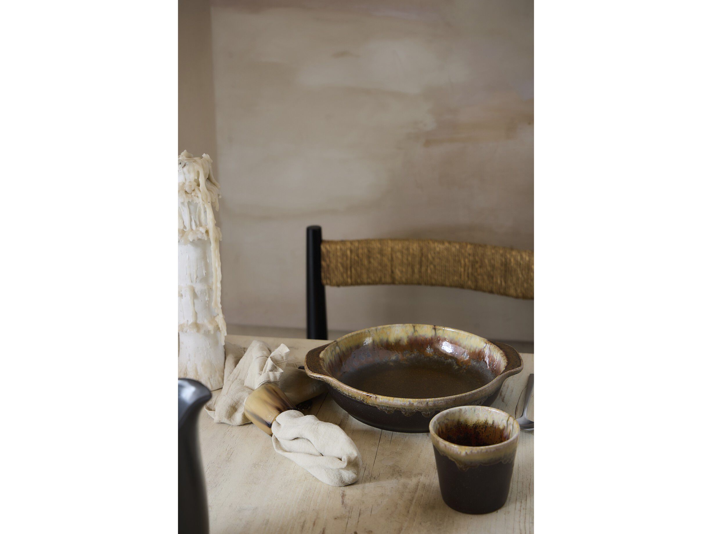 Sk&aring;l Poterie 25 cm Mokka