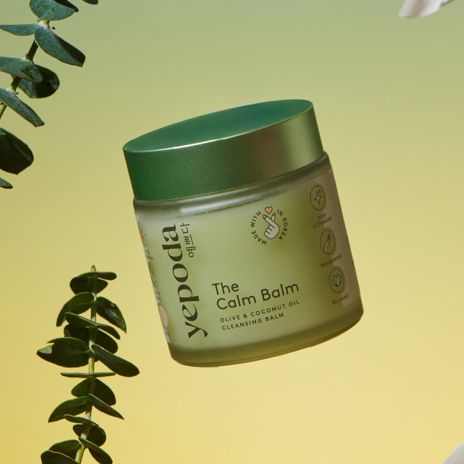 The Calm Balm Mild rensepomade og makeupfjerner med oliven- og kokosn