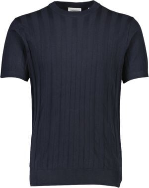 Knitted crew neck t-shirt