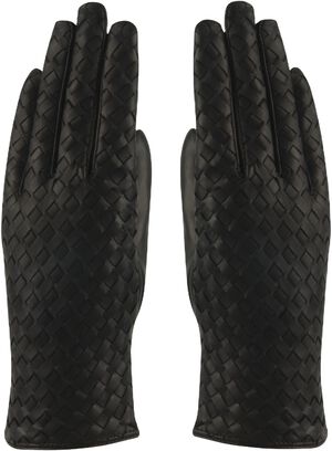 MJM Glove Liva W Leather Braided Black