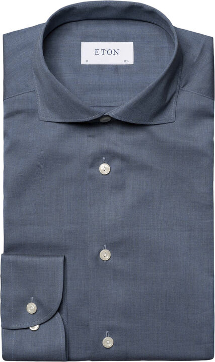 Slim Fit Herringbone Wrinkle Free Flannel Shirt