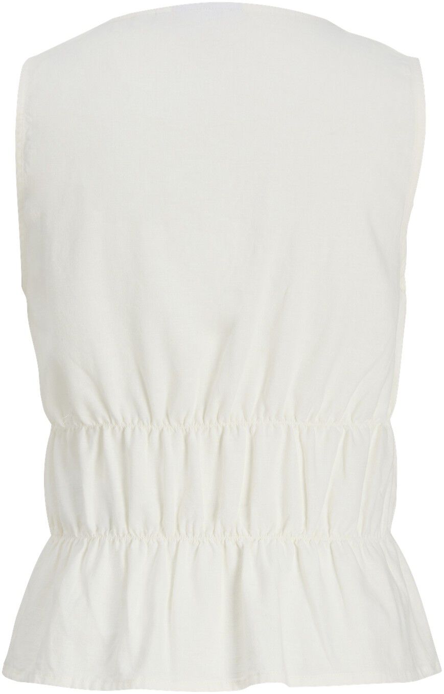 JXALMIRA LINEN BLEND TIE SL TOP WVN