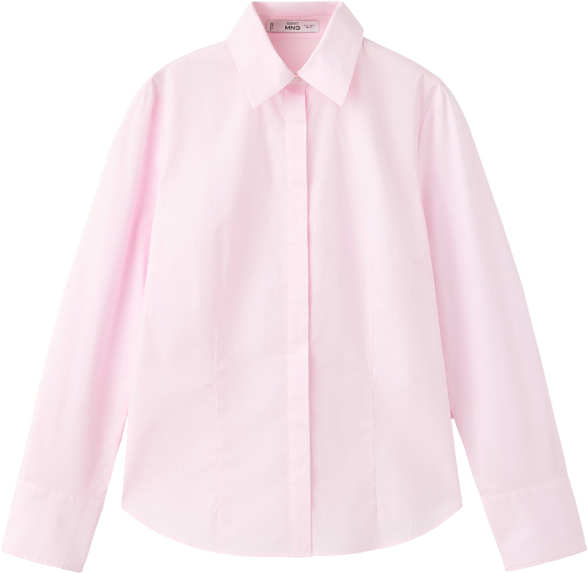 Slim-fit poplin shirt