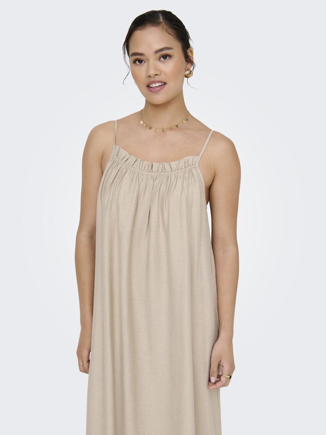 ONLLINO S/L LONG RUFFLE DRESS WVN O