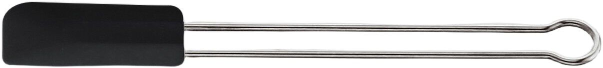 Spatel/dejskraber smal 20 cm St&aring;l/Sort