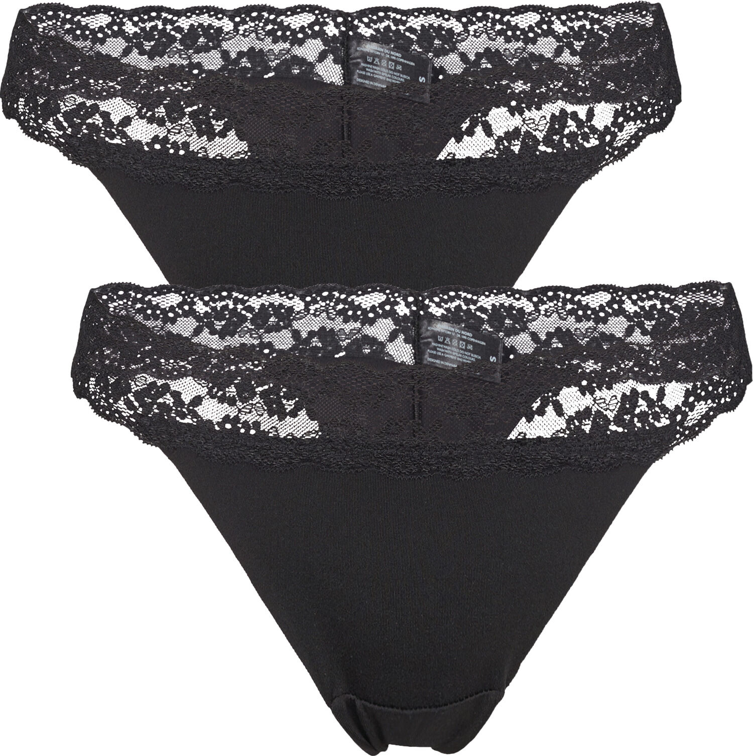 Laser Cut String w/lace - Miley 2 PK