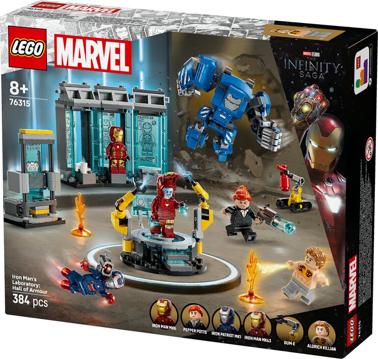 Iron Mans laboratorium: Dragtgalleriet 76315