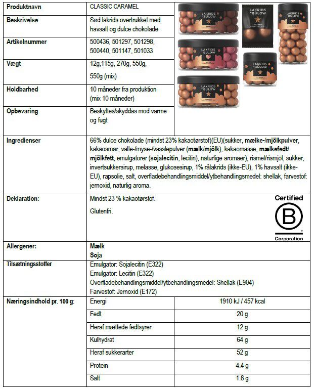 SMALL CLASSIC CARAMEL