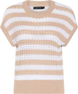 Jumper_ Unique Stripe Knit