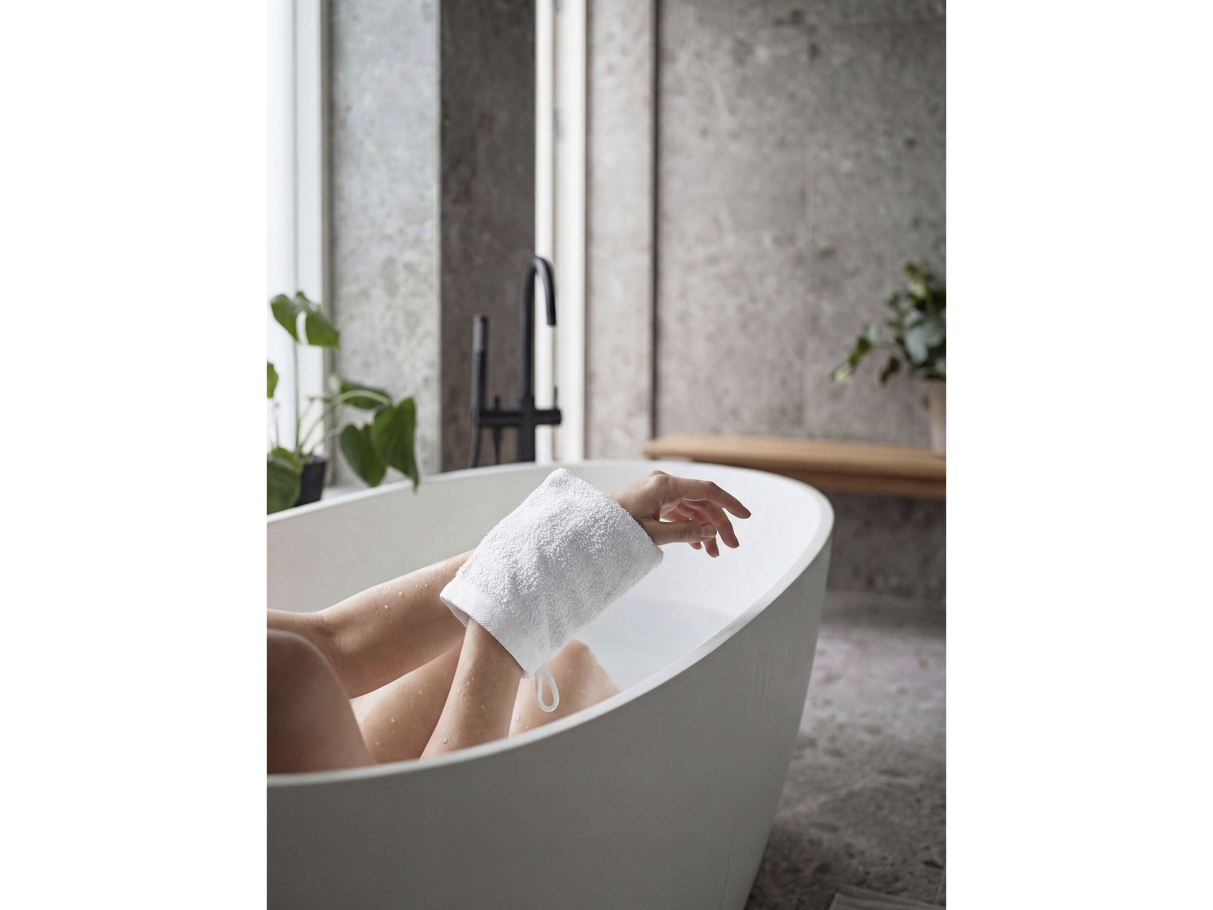 Vaskehandske Sauna Black