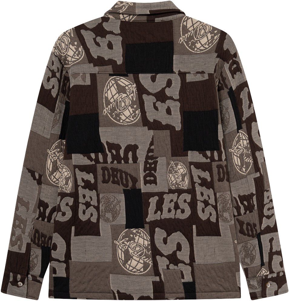 Kaleb Patchwork Jacquard Overshirt