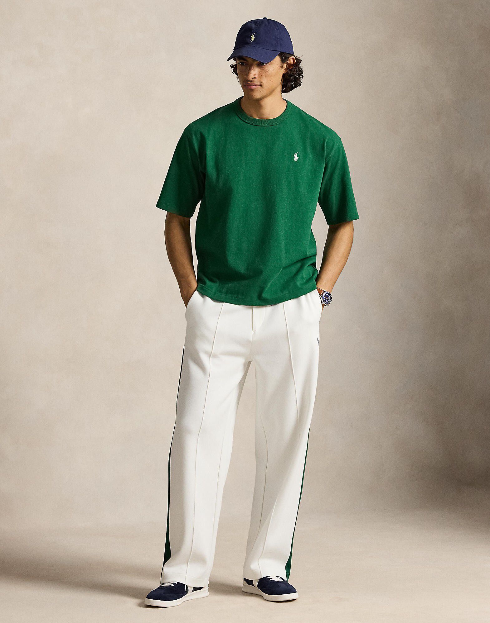 Relaxed Fit Jersey Crewneck T-Shirt