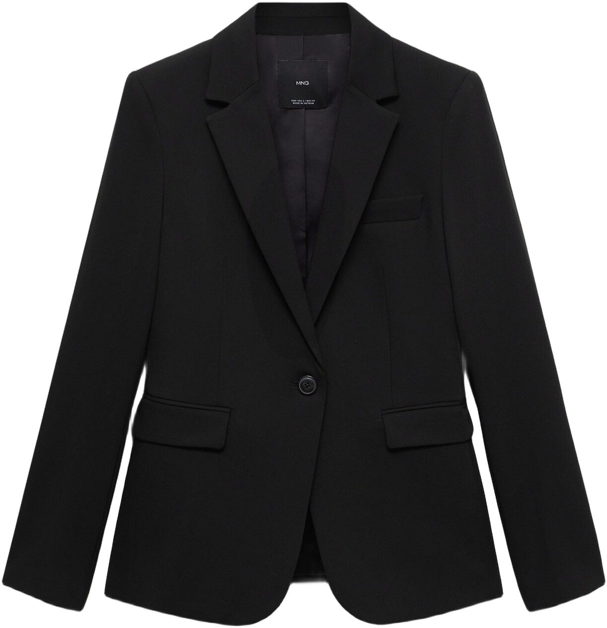 Fitted suit jacket