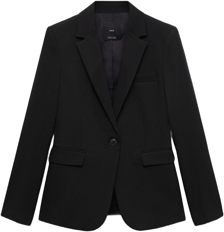 Fitted suit jacket