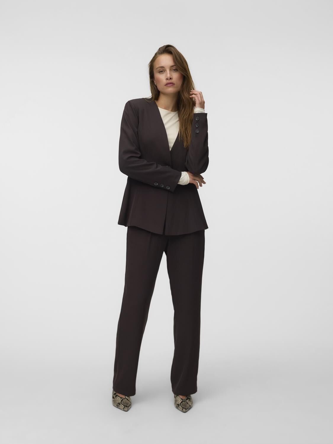 Awdian Ls V-Neck Blazer