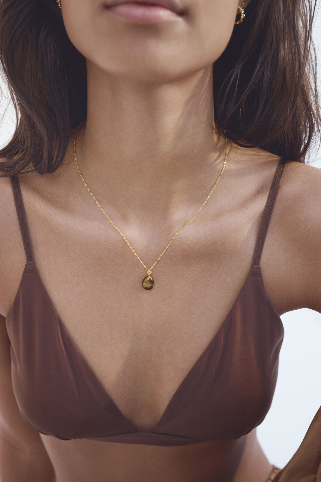 Tiger Eye Earth Spirit Pendant