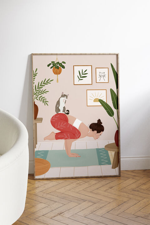 Petra Holikova - Cat Yoga