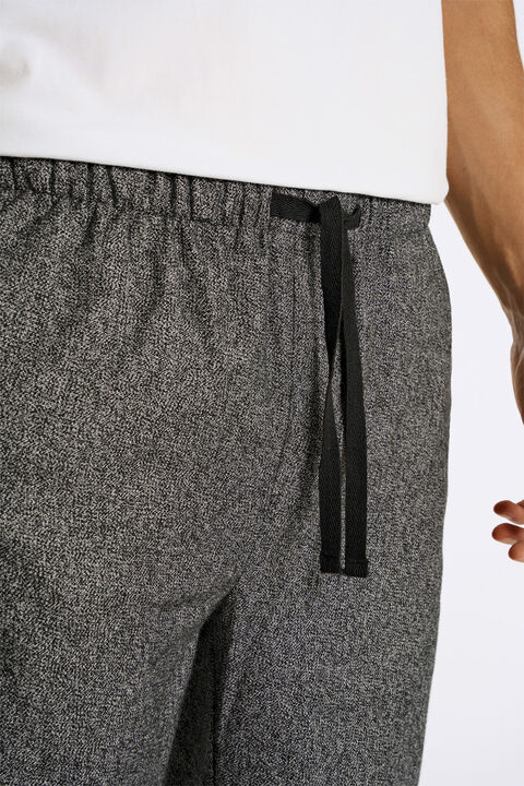 Twisted yarn brushed pyjama