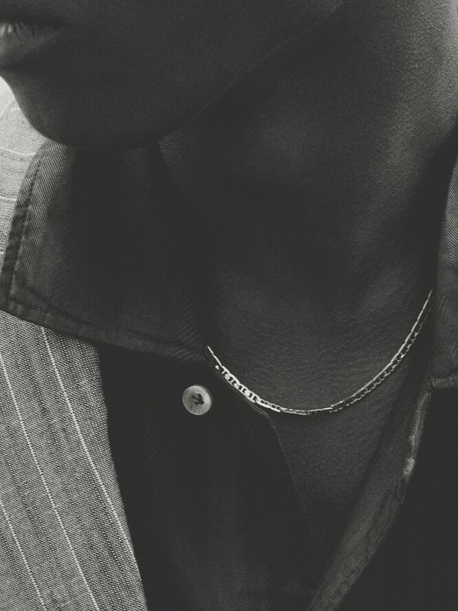 Carlo Necklace 43 Silver HP