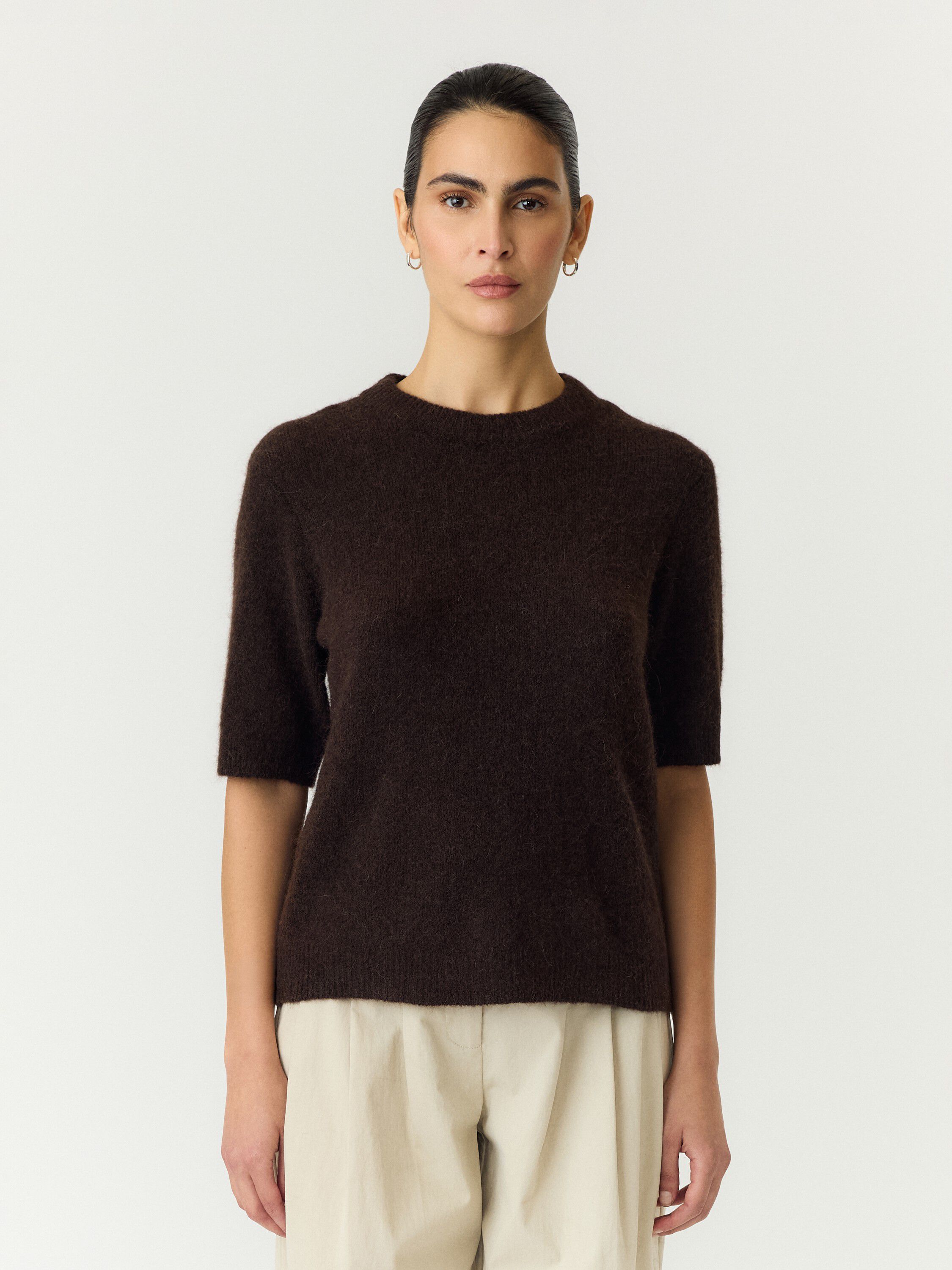 Yasjohi Ss Wool Blend Pullover S. Noos