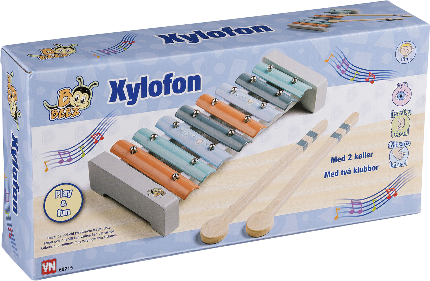 B BEEZ TR&AElig;/METAL XYLOFON