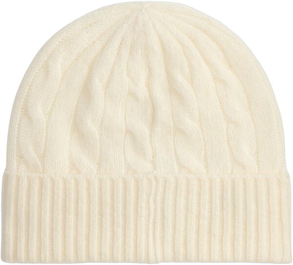 Cable-Knit Wool-Cashmere Beanie