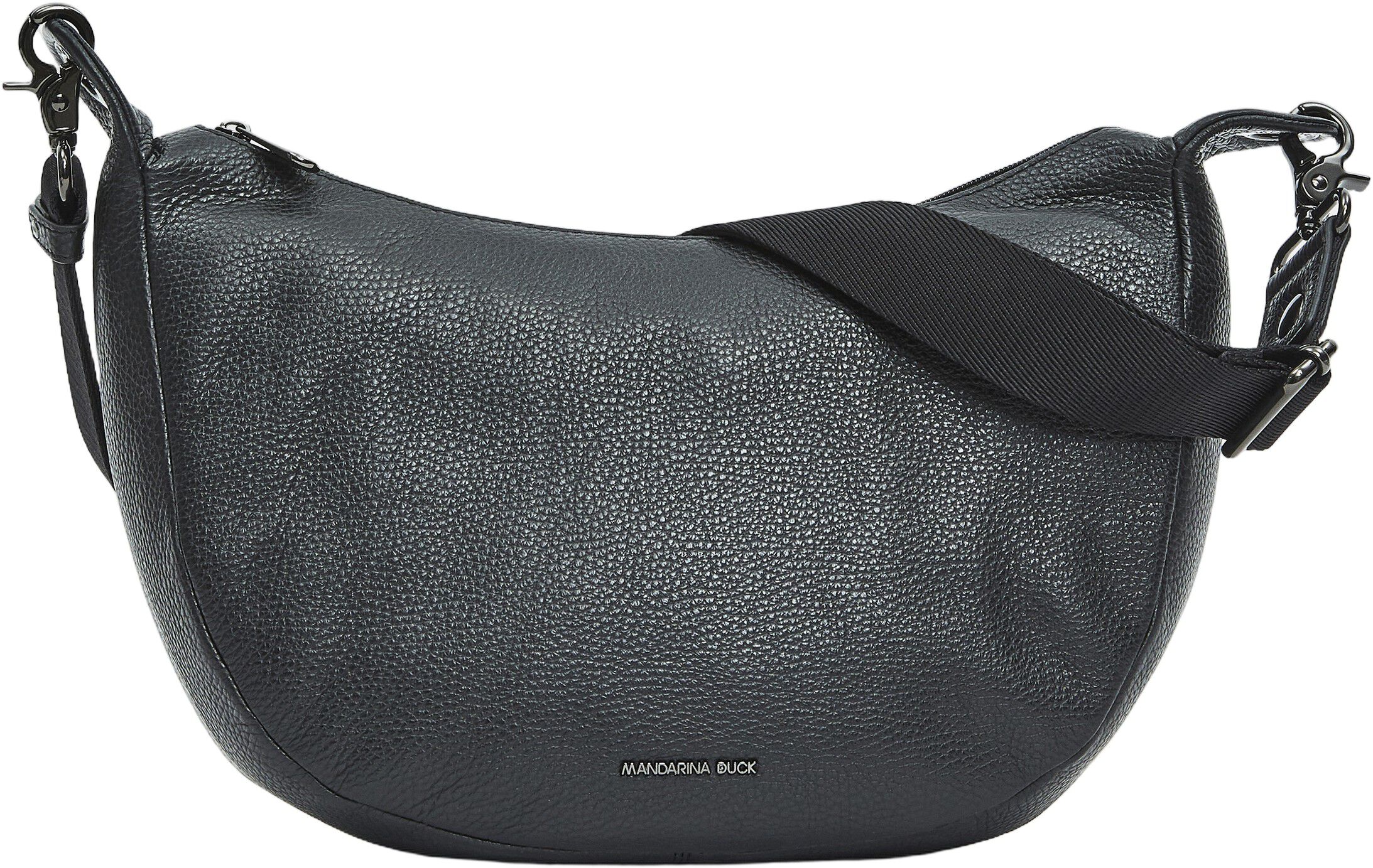 MELLOW LEATHER HOBO / NERO