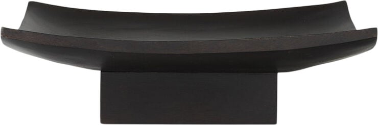 Relevé Platter, Wood, Dark Brown