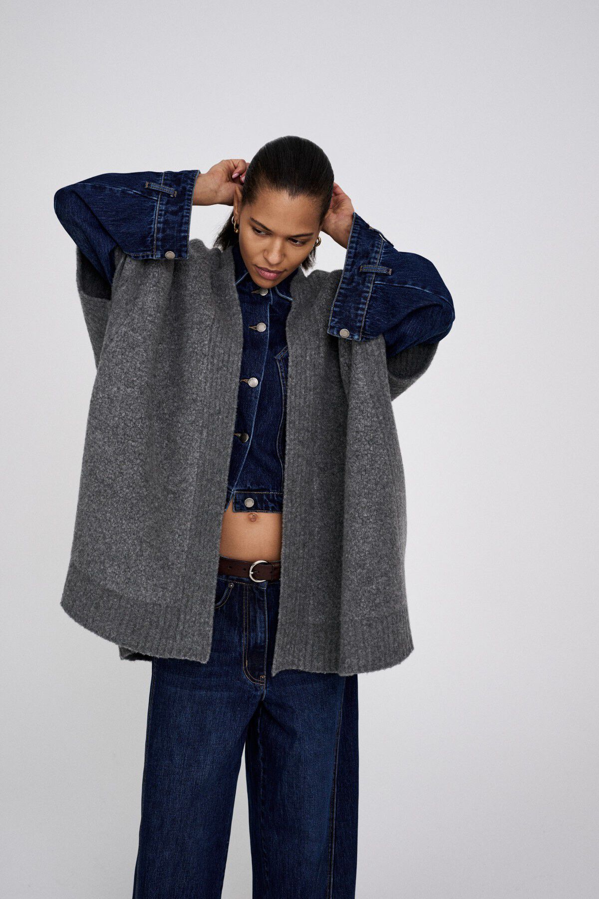 Sheep knit cape - Dorris