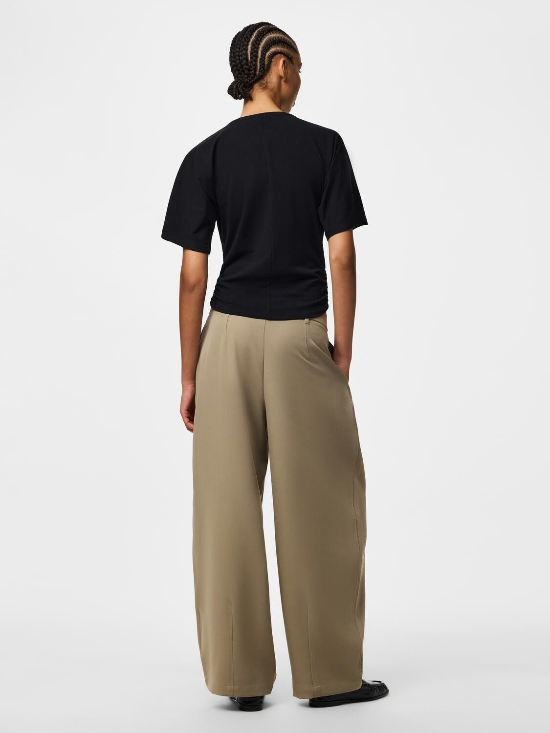 Pcalli Ss O-Neck Top Jrs Dm
