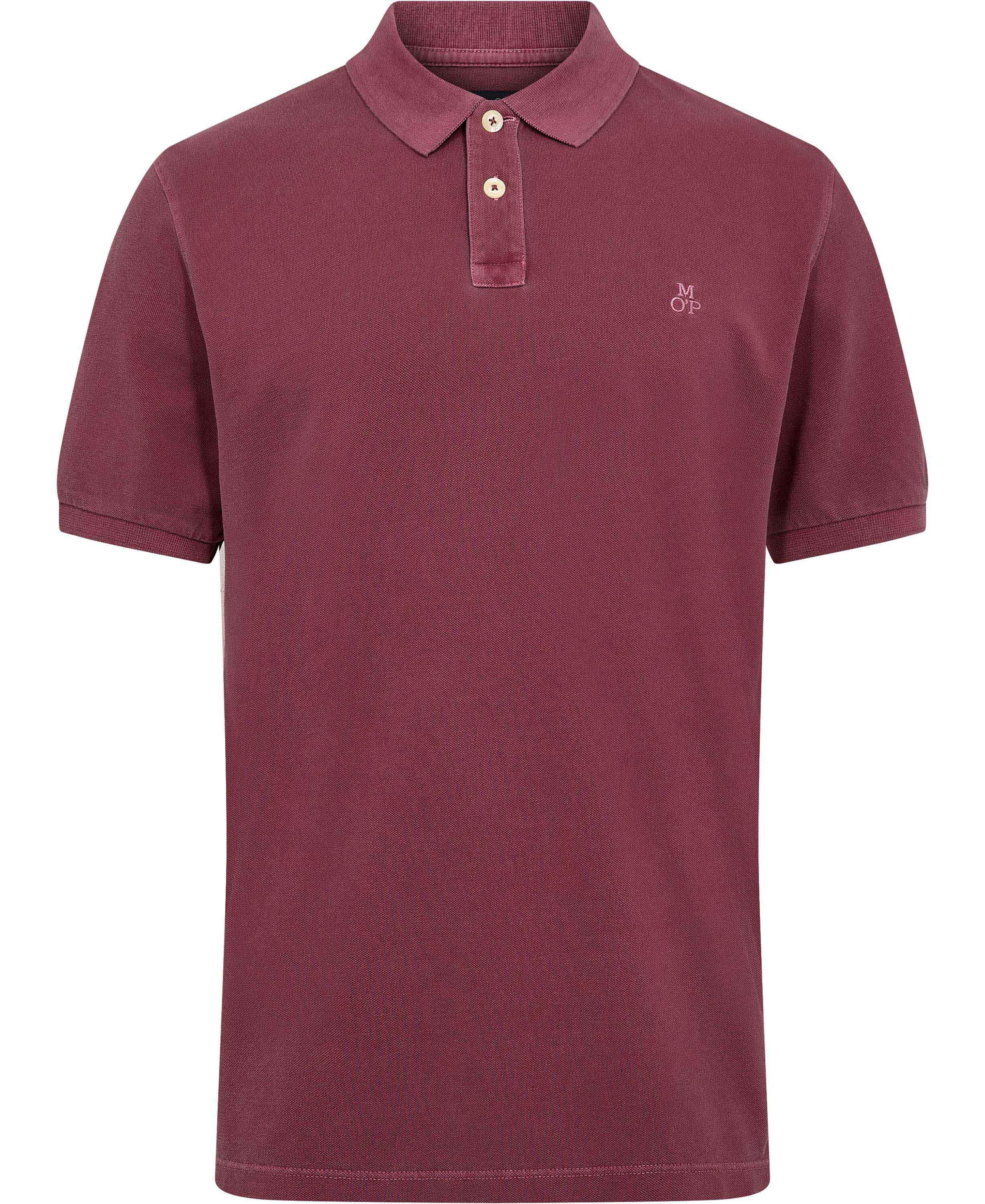 Poloshirt, short sleeve, rib detail