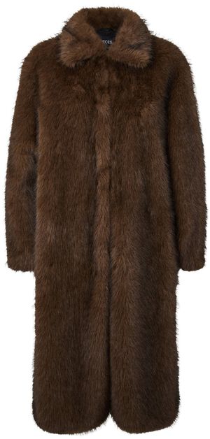 PCJILLA LONG FLUFFY JACKET BC