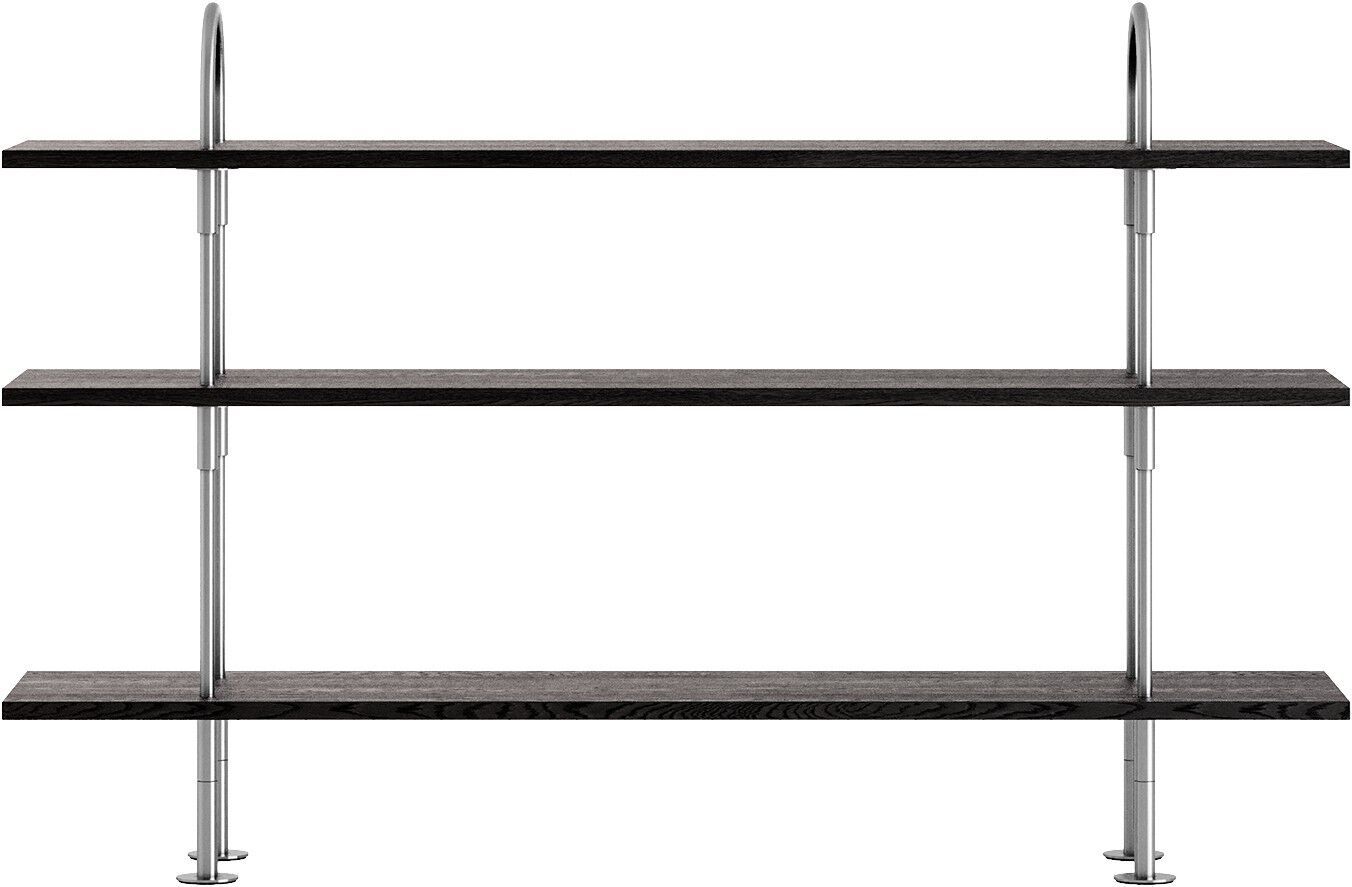 Keen Shelving System, 2 Arches, 160, 3 shelves Frame: Black