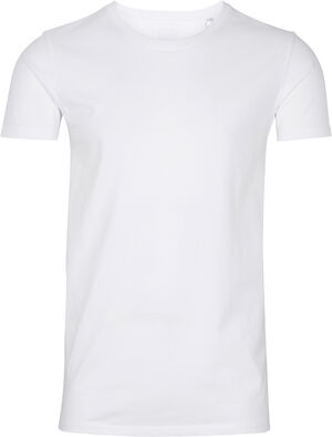 Rundhalset stretchy t-shirt