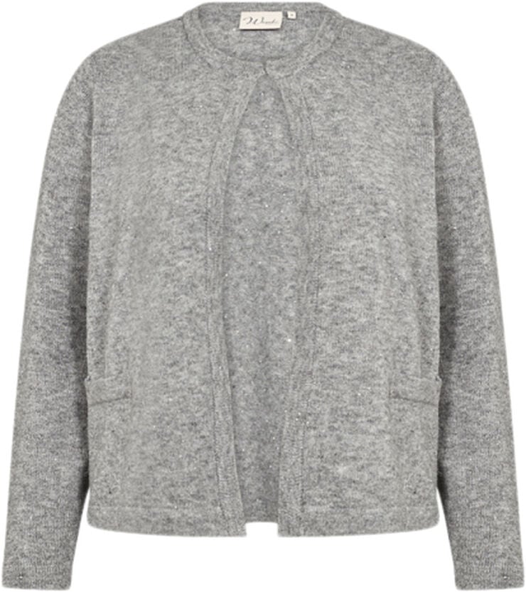 Curvy WA-KLIO 3 Cardigan Lys grå