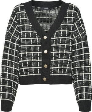 VMKIA LS V-NECK CROP CARDIGAN CO BO